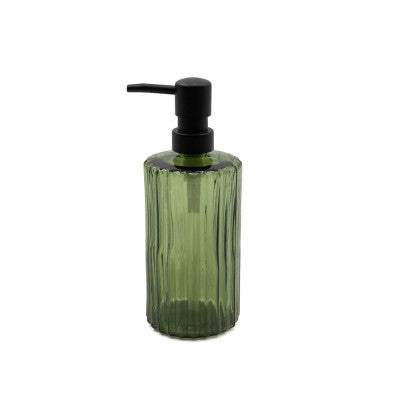Glass Pump Jars Green - Bullseye's Playground
