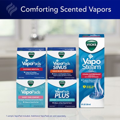 Vicks Warm Steam Vaporizer Humidifier with Night Light - 1.5gal - 600 sq ft - White
