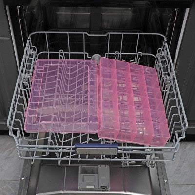 Cook With Color Snack Box with Adjustable Dividers Pink