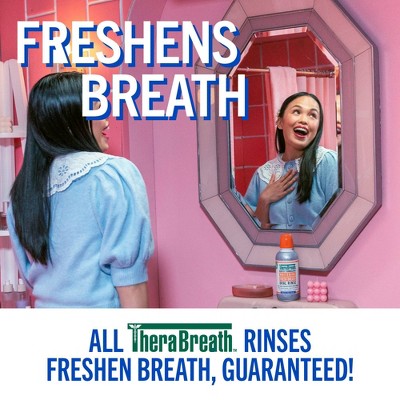 TheraBreath Whitening Mint Mouthwash - Dazzling Mint - 33.8 fl oz