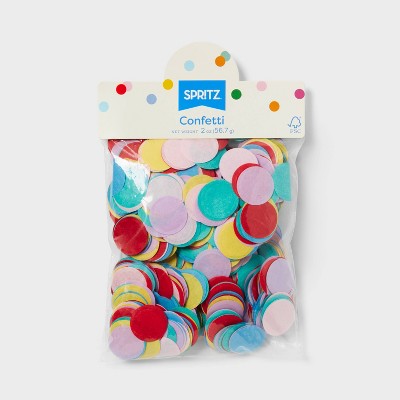 Birthday Party Rainbow Dots Confetti - Spritz