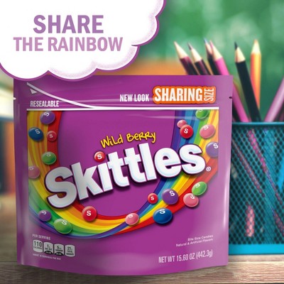 Skittles Wild Berry Sharing Size Chewy Candy - 15.6oz