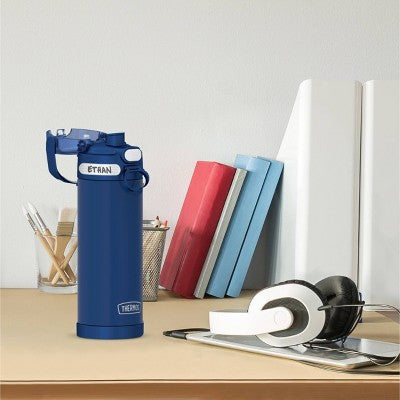Thermos 16oz Stainless Steel FUNtainer Water Bottle with Bail Handle - Navy