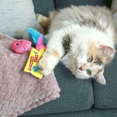 Quirky Kitty Robin's Eggs Cat Plush Toy