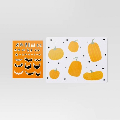 Halloween Pumpkin Interactive Placemat Orange - Hyde and EEK! Boutique