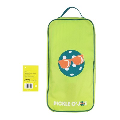 Pickle O'Joe Pickleball Paddle and Ball Set - Blue Wavy Striped