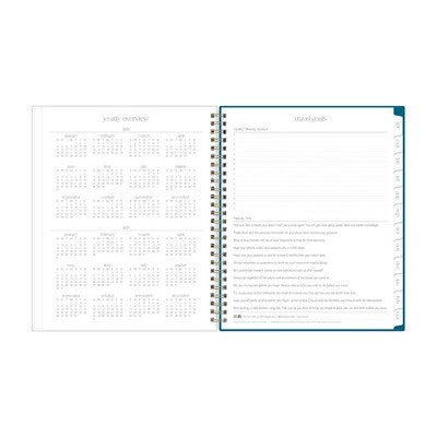 Rhi James for Blue Sky Weekly/Monthly Planner 15 Month Wirebound 7"x9" Clear Multi Cover - Paris