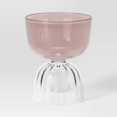 9.47oz Cocktail Glass Pink - Threshold