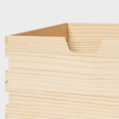 Small Wood Bin - Brightroom