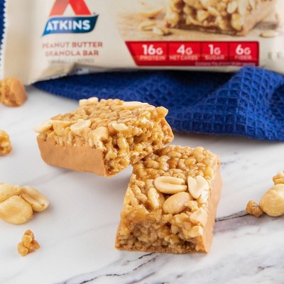Atkins Peanut Butter Granola Protein Meal Bar - 5ct/8.47oz