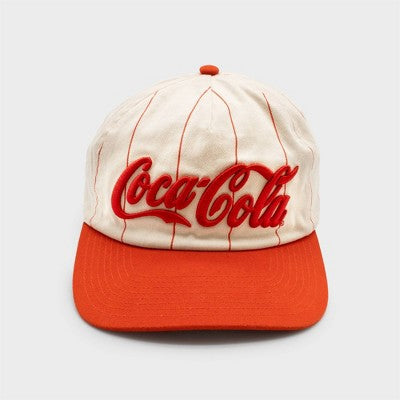 Men's Coca-Cola Striped Hat - Red