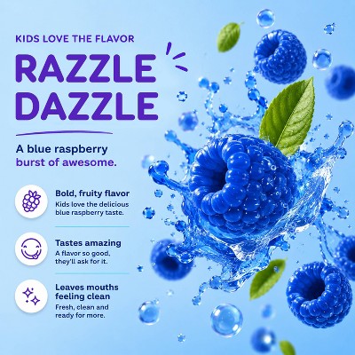Grin Oral Care Foaming Mouthwash- Razzle Dazzle - 3.38 fl oz