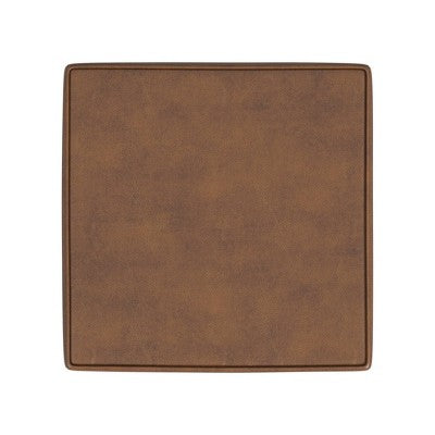 Cole Classics Square Storage Ottoman with Lift Off Top Brown - HomePop (LOCAL PICKUP ONLY)