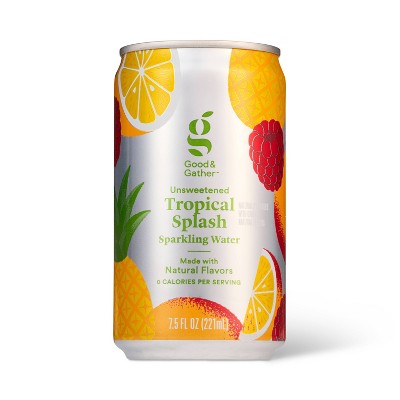 Tropical Splash Sparkling Water - 10pk/7.5 fl oz Cans Good & Gather