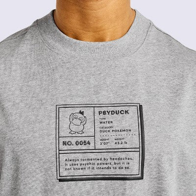Adult Psyduck Print Crewneck T-Shirt - Pokemon x Target XL