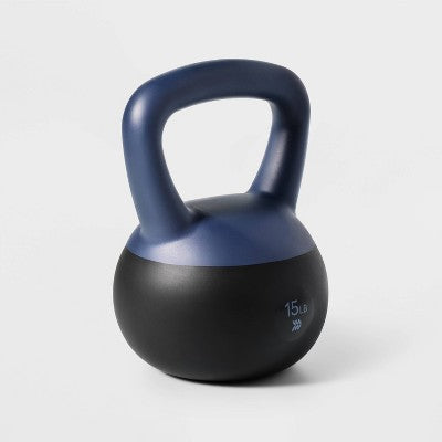 Soft Kettlebell 15lb Blue - All In Motion (LOCAL PICKUP ONLY)