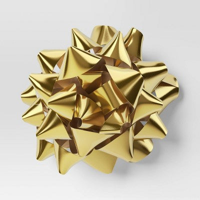 Christmas Modern Warmth Giant Bow Gold - Wondershop