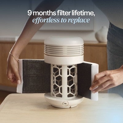 Blueair Mini Restful Air purifier and Sunrise Alarm Clock Midnight Blue