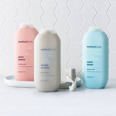 Method Pure Peace Body Wash - Trial Size - 3.4 fl oz