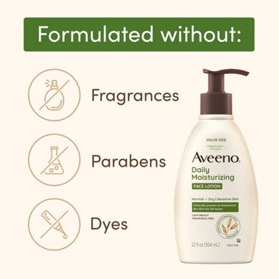Aveeno Daily Moisture Face Lotion - 12 fl oz
