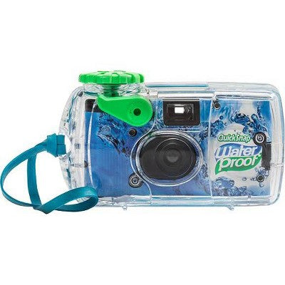 Fujifilm Quicksnap Waterproof Camera - Aqua Blue - 11/2026