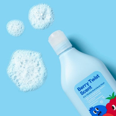 Kids' Bubble Bath + Body Wash - Berry Twist - 20oz - up&up