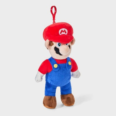 Boys' Super Mario Plush Bag Charm - Red/Blue