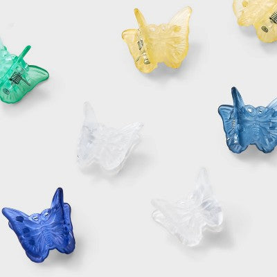 Girls' 16pk Mini Butterfly Clips Set - Cat & Jack?: Fashion Hair Accessories, All Hair Types