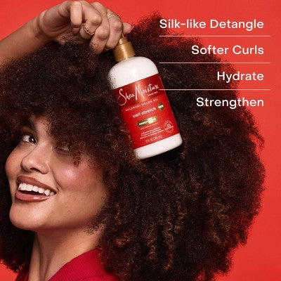 SheaMoisture Curl Stretch Conditioner Kahalari Melon Oil & Marula Oil Infused with Hyaluronic Serum for Type 4 Hair - 13 fl oz
