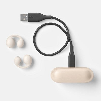 Open-Ear Jewelry Earbuds - heyday Stone White