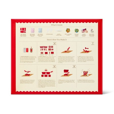 Mini Target Shopping Cart Christmas Cookie Kit - 22oz - Favorite Day