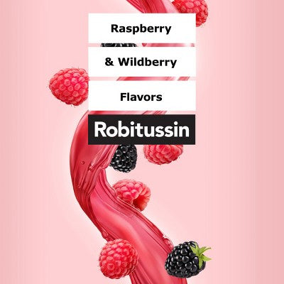 Robitussin Cough & Chest Congestion Max/Nighttime Combo Syrup - Dextromethorphan - Berry - 8 fl oz/2pk