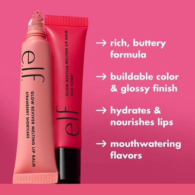 e.l.f. Glow Reviver Melting Lip Balm - Vanilla Toffee - 0.52oz