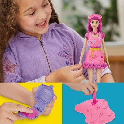 Play-Doh Barbie Hearts and Hair Designer Doll Set