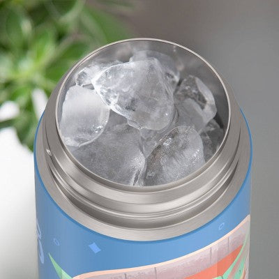 Thermos Kids' 12oz Stainless Steel FUNtainer Water Bottle with Bail Handle - Blue Baby Yoda
