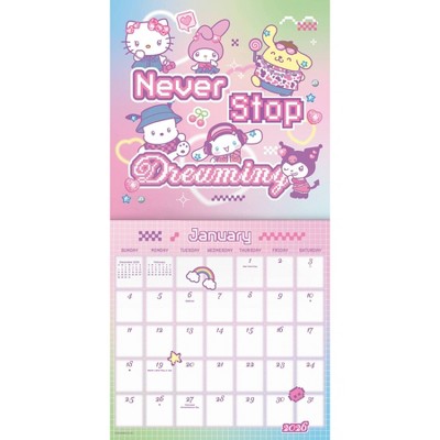 DateWorks 12"x12" 2026 Hello Kitty Wall Calendar