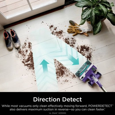 Shark PowerDetect Ultra-Light Corded Stick Vacuum with DuoClean Detect Technology and Self-Cleaning Brushroll Purple HZ4002 (LOCAL PICKUP ONLY)