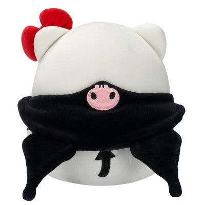 Hello Kitty 8" Squishmallows Plush in Kuromi Hoodie