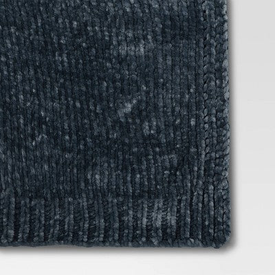 Shine Chenille Throw Blanket Gray - Project 62