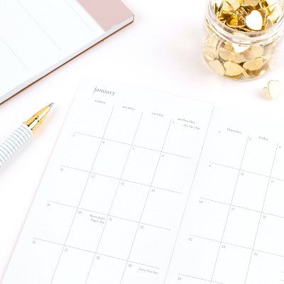 Sugar Paper Essentials 2025-26 Monthly Planner 3.75"x6.25" Deep Green: Adult Agenda, Non-Toxic, Acid-Free, Rounded Corners