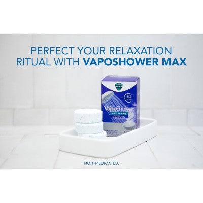 Vicks VapoShower Max Dissolving Vapors - 4ct