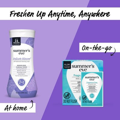 Summer's Eve Delicate Blossom Feminine Cleansing Wash - 15 fl oz