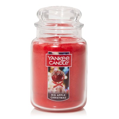 Yankee Candle Glass Big Apple Christmas Original Jar Candle 22oz