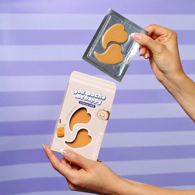 SpaLife Depuffing Undereye Mask - You Mocha Me Happy - 3ct