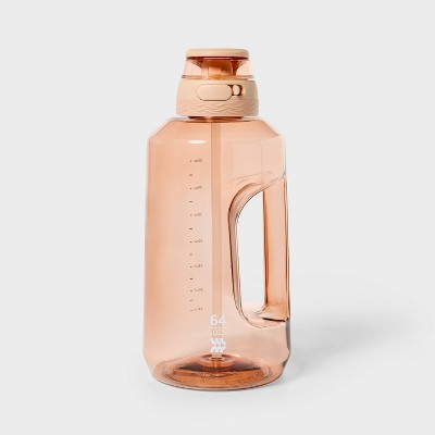 64oz Tritan Beverage Plastic Water Bottle Blush - All In Motion: BPA-Free, Silicone Lid