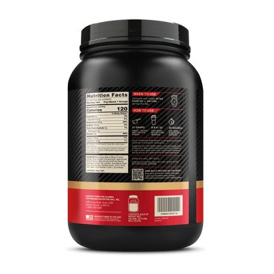 Optimum Nutrition Gold Standard 100% Whey Protein Powder - Strawberries & Cream - 22 Servings - 24oz