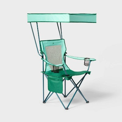 Canopy Folding Mesh Camping Chair Green - All In Motion (LOCAL PICKUP ONLY)