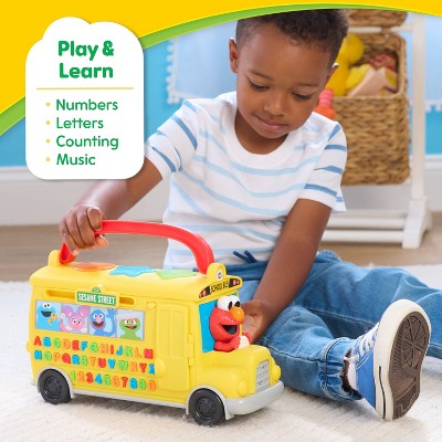 Sesame Street Elmo's Learn & Go School Bus Toy