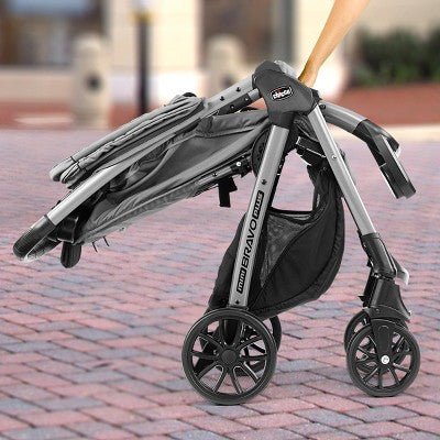 Chicco Mini Bravo Plus Travel System - Slate Gray (LOCAL PICKUP ONLY)