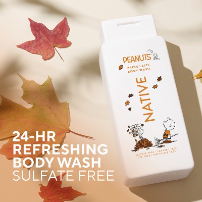 Native Peanuts Limited Edition Body Wash - Maple Latte - 18 fl oz